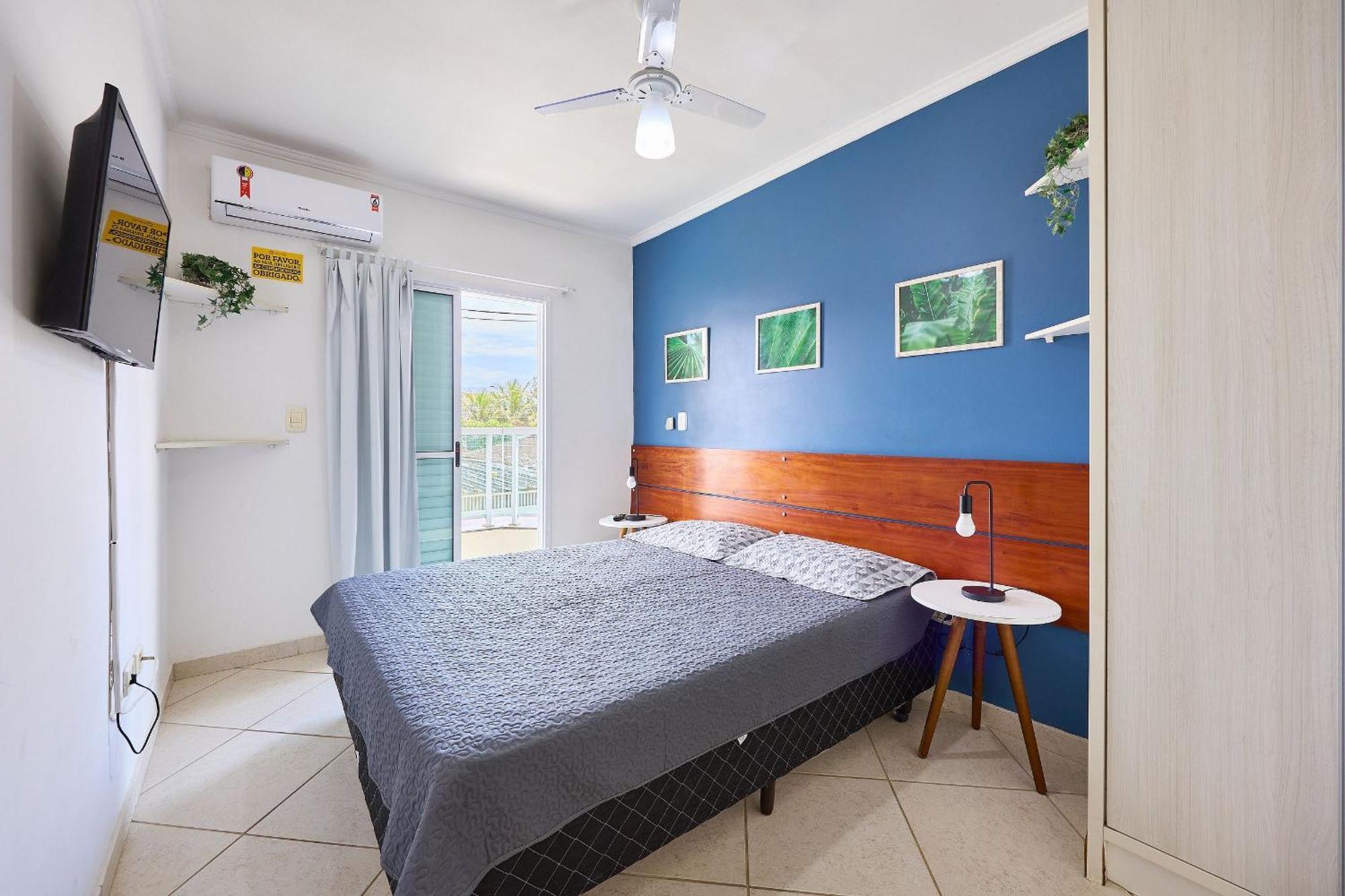 Af11: Perto Praias E Comercio, Piscina, Ar, Wi-fi, Varanda Gourmet Apartment